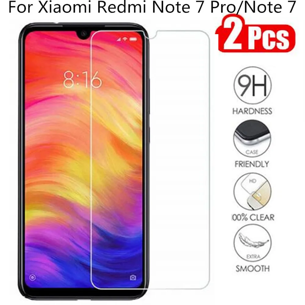 

2Pcs Tempered Glass For Xiaomi Redmi Note 7 Pro Screen Protector for Xiaomi Redmi Note 7 Glass Redmi Note7 Pro Protective Film