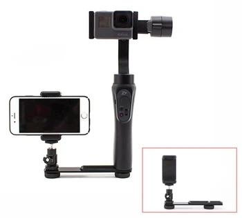 

Universal Smartphone Holder Adjustable Stable Holder Mount Bracket For Zhiyun SmoothQ/3 Evolution With 1/4 Screw Hole Stabilizer