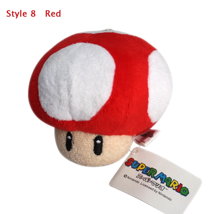 Super Mario Plush toys Dolls Figure 10 colors mushroom stuffed toy decorations super mario bros kids toys - Цвет: 8