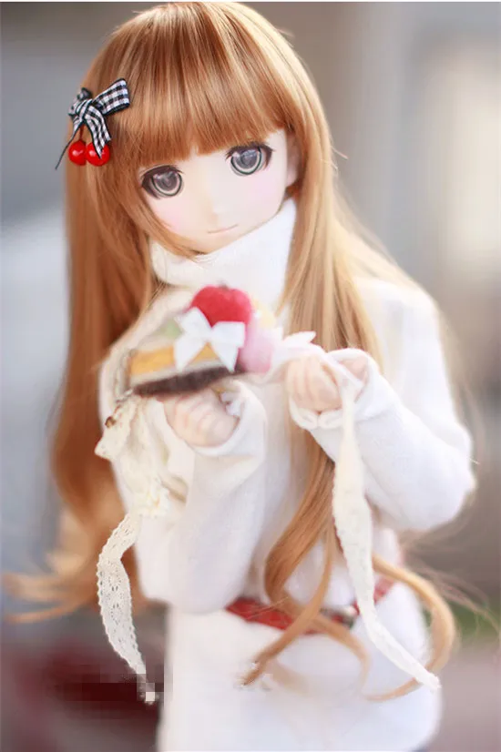 

Warm White High Collar Sweater For BJD Doll 1/6 YOSD 1/4 MSD 1/3 SD13 SD16 DD Doll Clothes CWB71