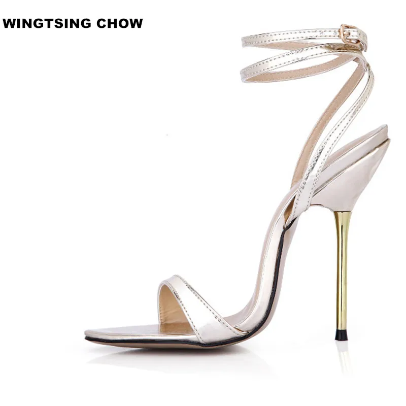 Sexy Strap Women Shoe Size 43 Summer Sandal Fashion High Heel Sandals