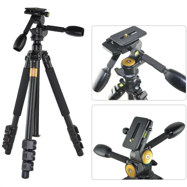Portable travel 10KG bear Pro alloy aluminum mefoto SLR Digital camera tripod monopod stand video dslr ball head Compact