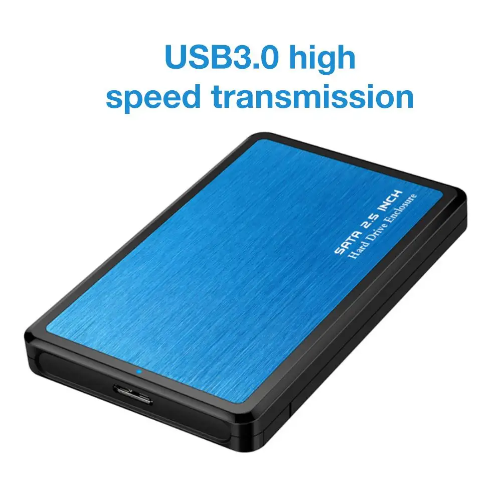 USB 3,0 ноутбук мобильный жесткий диск коробка Матовый 2,5 дюймов SSD алюминиевый внешний корпус HDD корпус Поддержка HDD/SDD UASP протокол