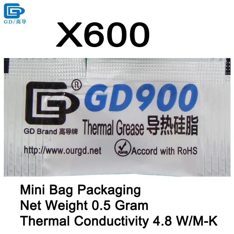 GD900 Термальность Проводная силиконовая сальные паста серого цвета SSY1 SY1 SY3 SY7 SY15 SY30 BA4 BR7 BX30 CN30 CN150 ST30 ST100 MB05 - Цвет лезвия: GD900-MB05 600 PCS