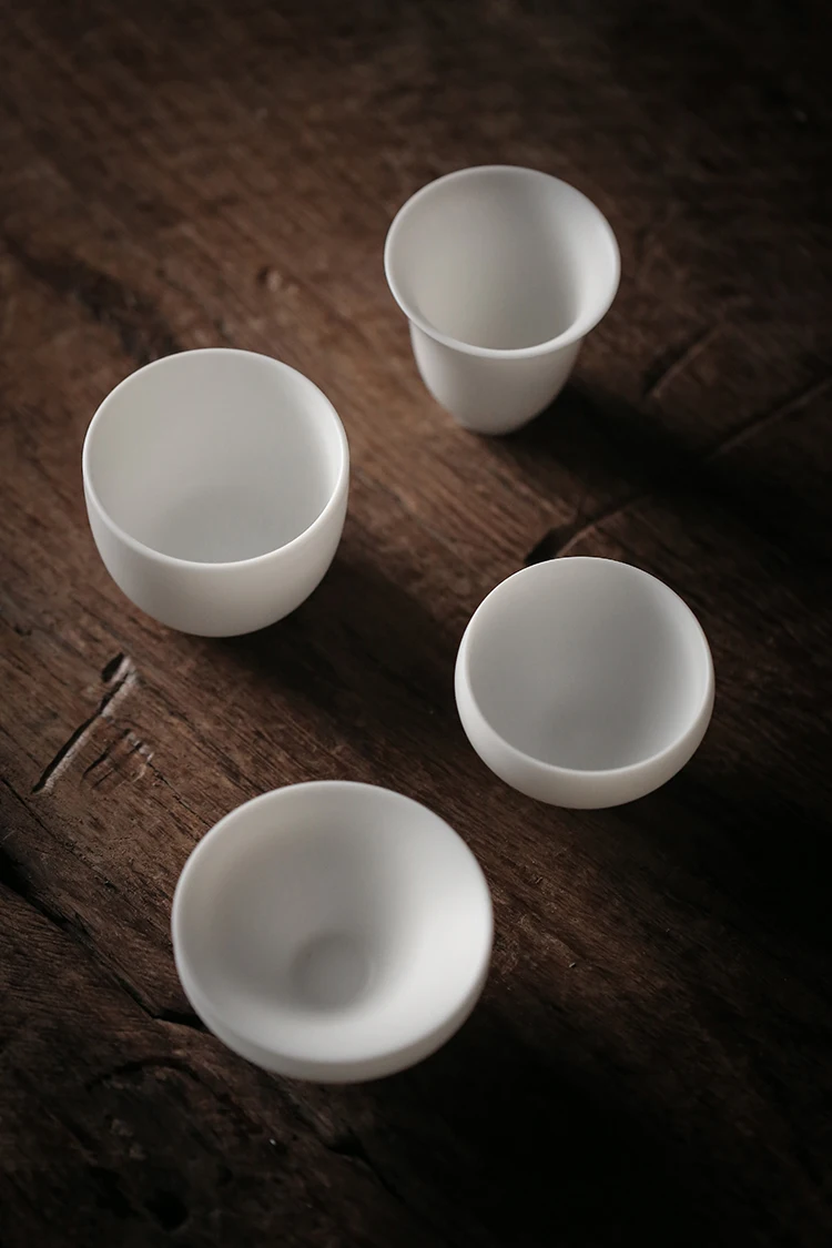 TANGPIN Dehua Керамическая чашка белый фарфор чай чашка ручной работы китайский кунг фу чашки Посуда для напитков