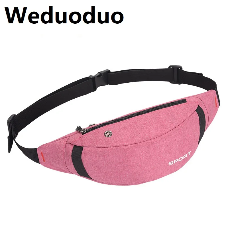 

Weduoduo Women Fanny Bag Men Casual Waterproof Waist Pack Bag Pouch Travel Hip Bum Bag Fashion Nylon Belt bag