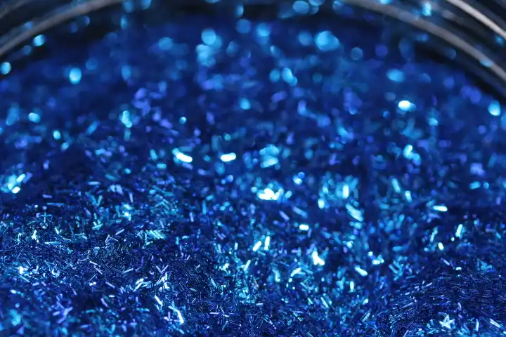 Blue sequin glitter for slime, tinsel shape, bar shaped glitter, glitter  wholesale craft supplies, bulk| | - AliExpress