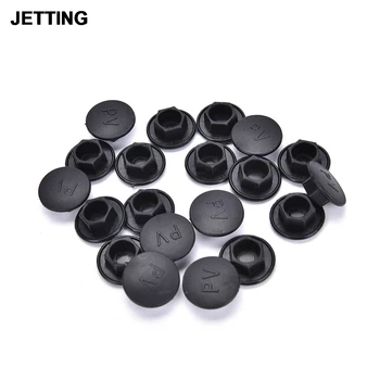 

20PCS Black Hex Socket Allen Bolt Screw Nut Hexagon Head Cover Cap Protector Fasteners Screws Covers Caps M5-12 Wholesale