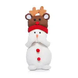 Снеговик Декор Снеговик ткань милый мультфильм Новогоднее украшение Hotel Праздник дома Декор Снеговик куклы