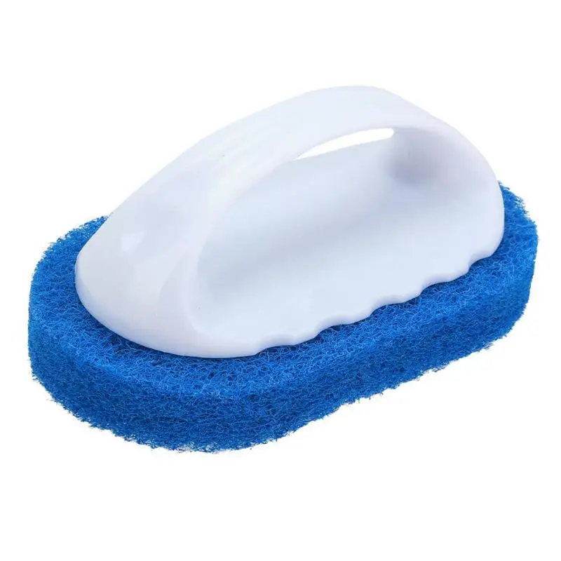 5 цветов Чистящая щетка 1 шт. волшебная губка Ластик щетка для ванны щетка для плитки мытье кастрюли Чистящая щетка губка кухонные аксессуары для ванной комнаты - Цвет: Dark Blue