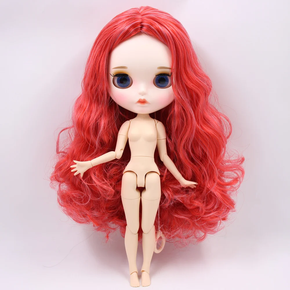 Emma – Premium Custom Neo Blythe Doll with Multi-Color Hair, White Skin & Matte Pouty Face 2