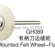 100 шт. установлен Фетр колеса-квартира fg2.35mm, полировки ювелирных изделий колесо, ювелирные изделия поворотный ткань колесо, зубные ограночного