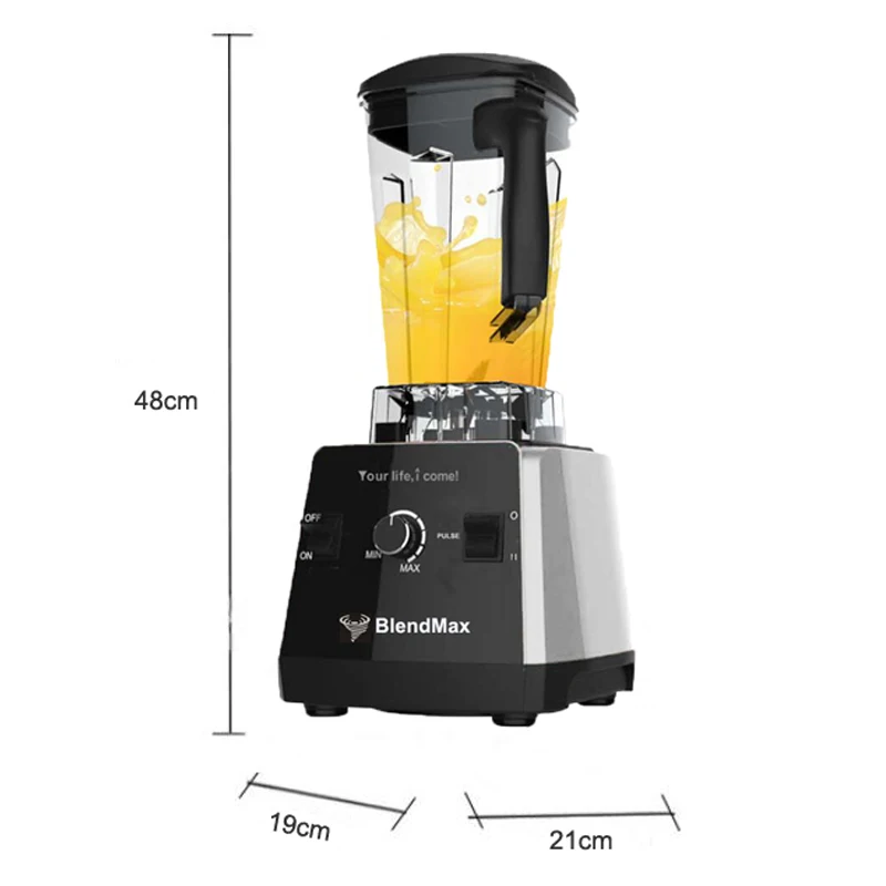 Германия Технология BPA бесплатно 3HP 2200 Вт коммерческий блендер Мясорубка миксер
