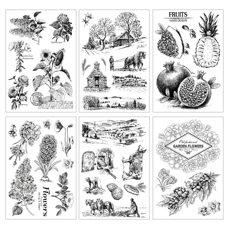 

Wonderful Transparent Clear Silicone Stamps for DIY Scrapbooking/Card Making/Kids Fun Decoration Supplies