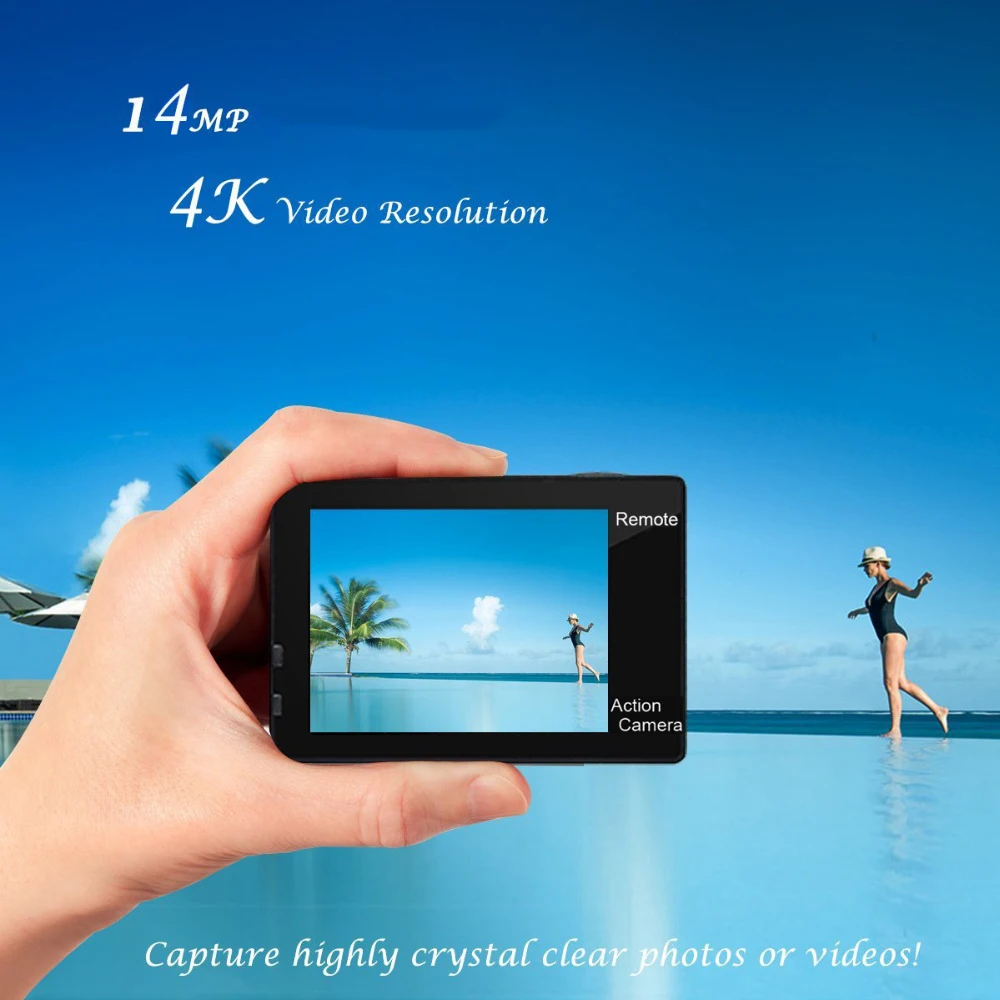 EKEN H6s 4K+ Utral HD 14MP with EIS Remote Sport