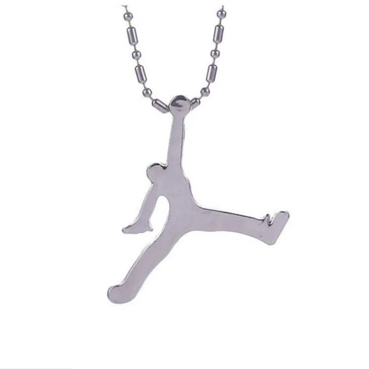 Air Jordan necklace hip hop jewelry hiphop long necklaces rhinestone