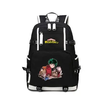 

Anime Boku No Hero Academia Cosplay Backpack My Hero Academia Izuku Midoriya Rucksack Teenagers Schoolbag Shoulder Bag 12 style