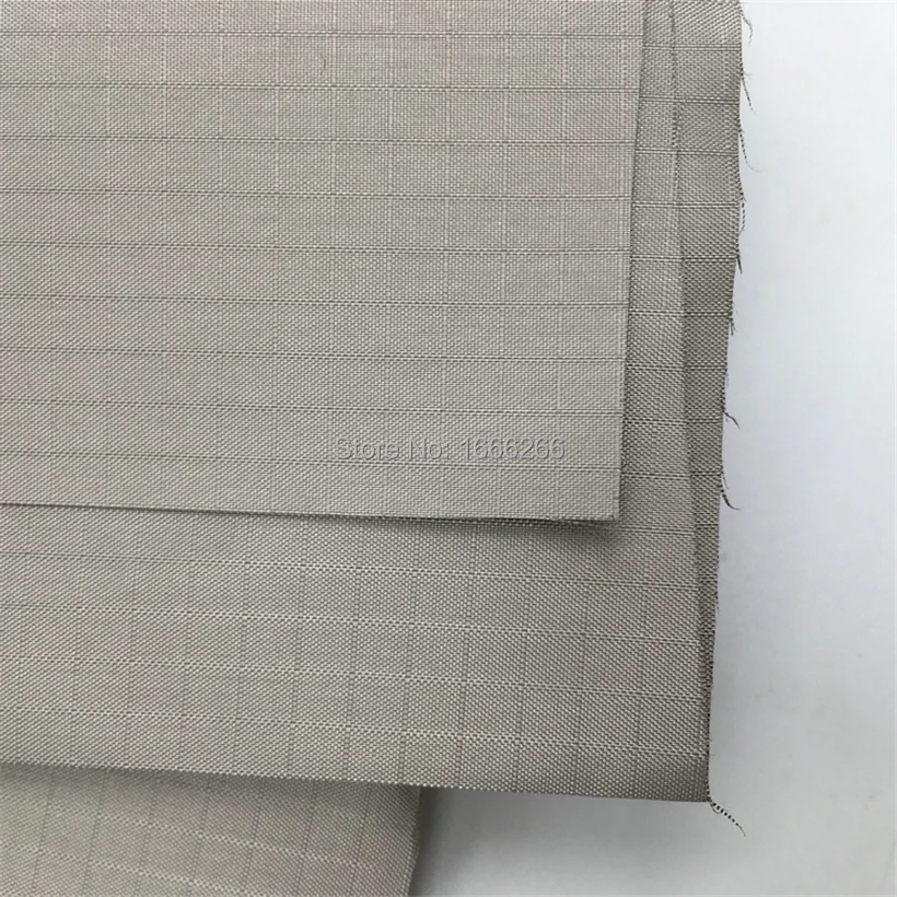 

RFID Blocking/EMF Shielding Metallic Plaid Fabric Used In Military For EMI Protection