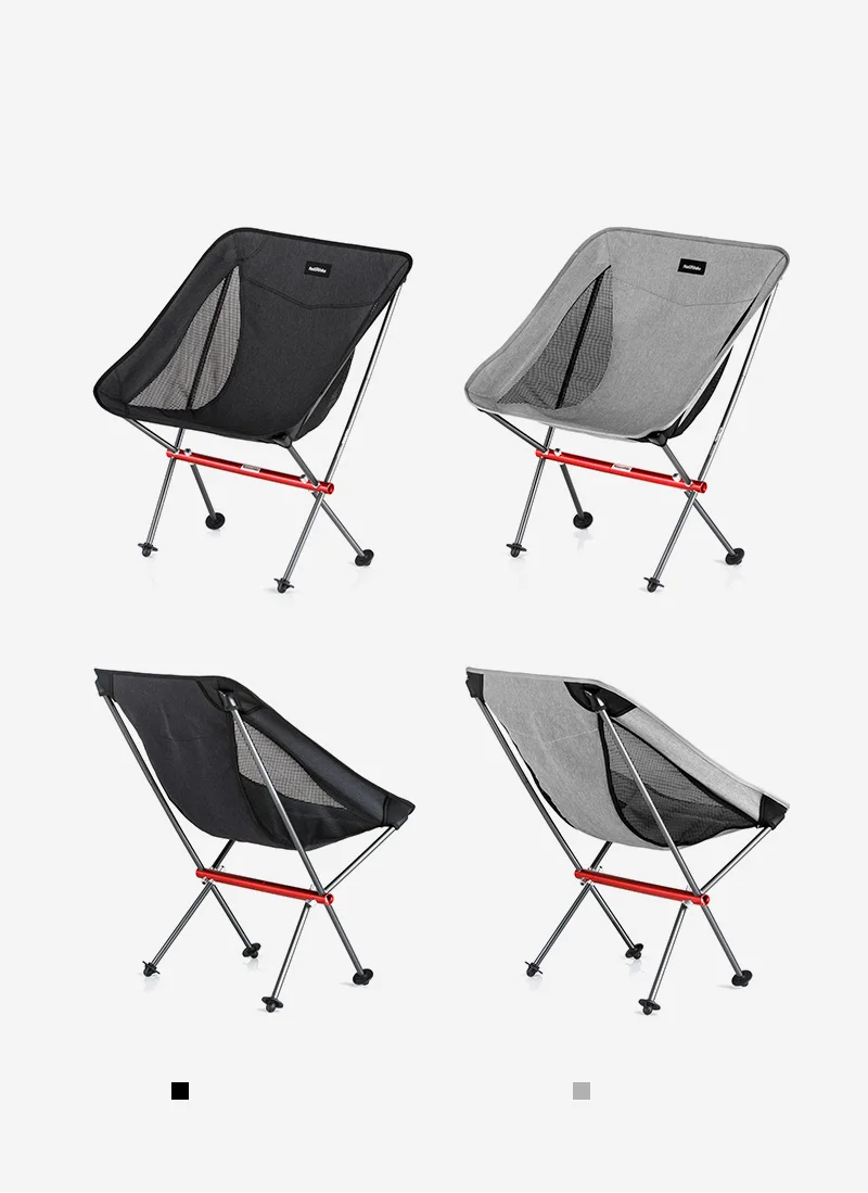Cadeira de Pesca Naturehike Fábrica Portátil Dobrável Cadeira Acampamento Caminhadas Jardinagem Churrasco Esboço Fezes Lua 9 Cadeira de acampamento