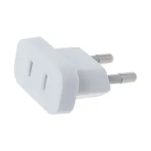 Адаптер для путешествий с вилкой питания США в Европу, высокая мощность