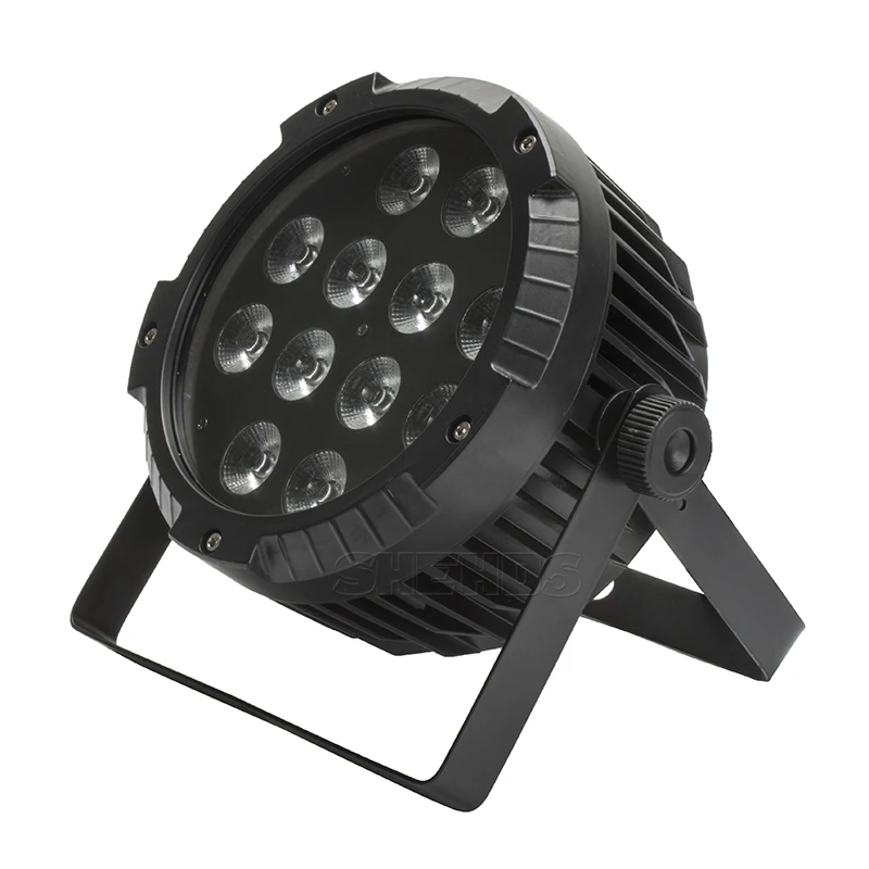 Effect para Piscina ao ar Decorações de Natal à Prova d' Água Levou Par Plana Dmx512 12x12 w Rgbw Disco Party dj Stage Lighting Livre 6 Efeito de Iluminação de palco