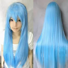 2016 Hair wigs for women 80CM Long Straight Cosplay Wig Multicolor Heat Resistant Full Wigs Brazilian Pelucas pelo natural