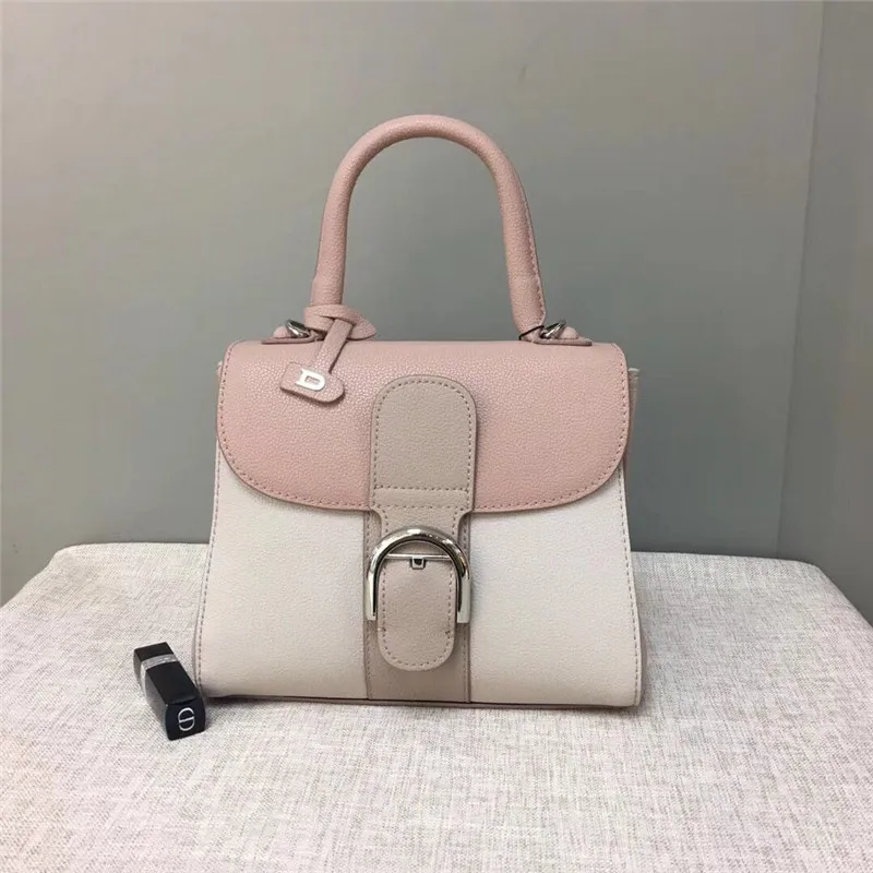 

2019 The Same Leather Pig Nose Real Leather Female Hand Shoulder Bag Spring and Summer Organ Single Shoulder Oblique Cross Bag