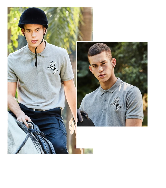 Giordano поло мужское slim fit футболка Polo с короткими рукавами и принтом рубашка груди выполнена из хлопка и спандекса рубашка поло мужская