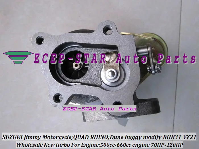 RHB31 VZ21 13900 62D51 турбо для SUZUKI Jimny ALTO Briggs Stratton 500 660cc четырехъядерный RHINO Багги дюн 70HP