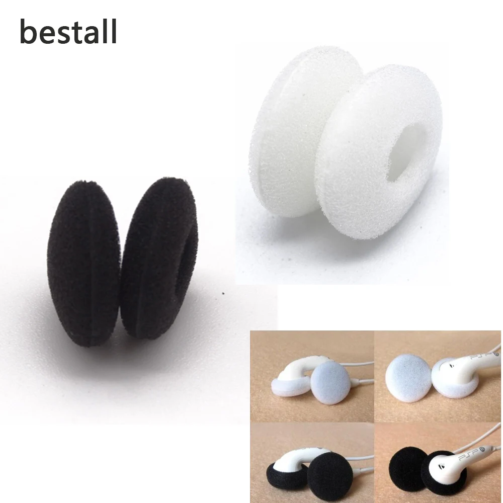 bestall 30pcs 18mm Soft Foam Earbud Headphone Ear pads Replacement