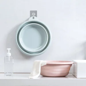 Портативное складное ведро, складное ведро для бассейна, туристическое, для улицы, складное ведро для рыбалки, кемпинга, автомойки, ведро, инструменты для уборки на открытом воздухе - изображение