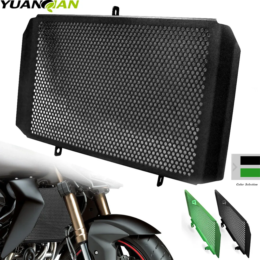 

For KAWASAKI Z750 Z800 Z1000 Z1000SX NINJA1000 Radiator Guard Grill Protection Z750 Z800 Z1000 Parts Accessories Aluminium alloy