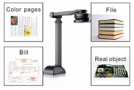 5 миллионов пикселей быстрая и простая камера для документов/OCR сканер для документов, карт, книг, 3d-объектов и визуализатора высокой четкости