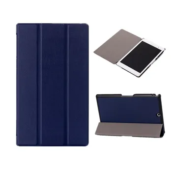 

2017 New Solid PU Leather Magnetic Business Case For Sony Xperia Z3 8.0 Tablet Case Floding Stand Protective Skin Cover+ Pen