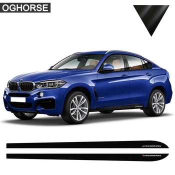 

M Performance Side Stripe Skirt Sticker Decal for BMW F30 F31 X5 F15 X6 F16 E60 F32 F34 F22 E90 F10 F11 F01 F02 G30 Z4 E89 F20