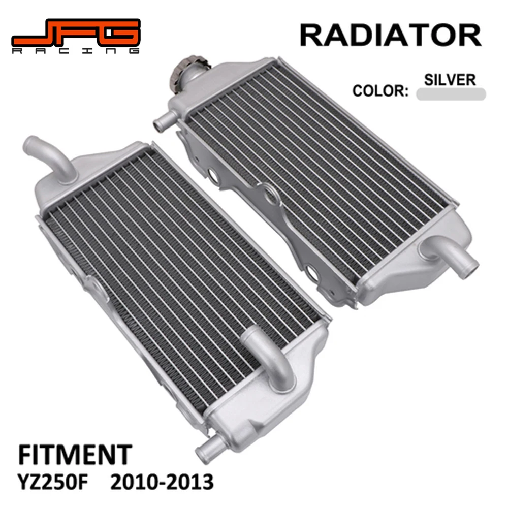 Motorcycle Aluminum Engine Left and Right Cooling Radiator Cooler For YAMAHA YZ250F YZF250 2010 2011 2012 2013 Dirt Bike