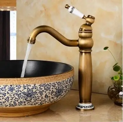 

Elegant Waterfall Bathroom Sink Basin Faucet Tap with Ceramic Spout Torneira Para De Banheiro Monocomando
