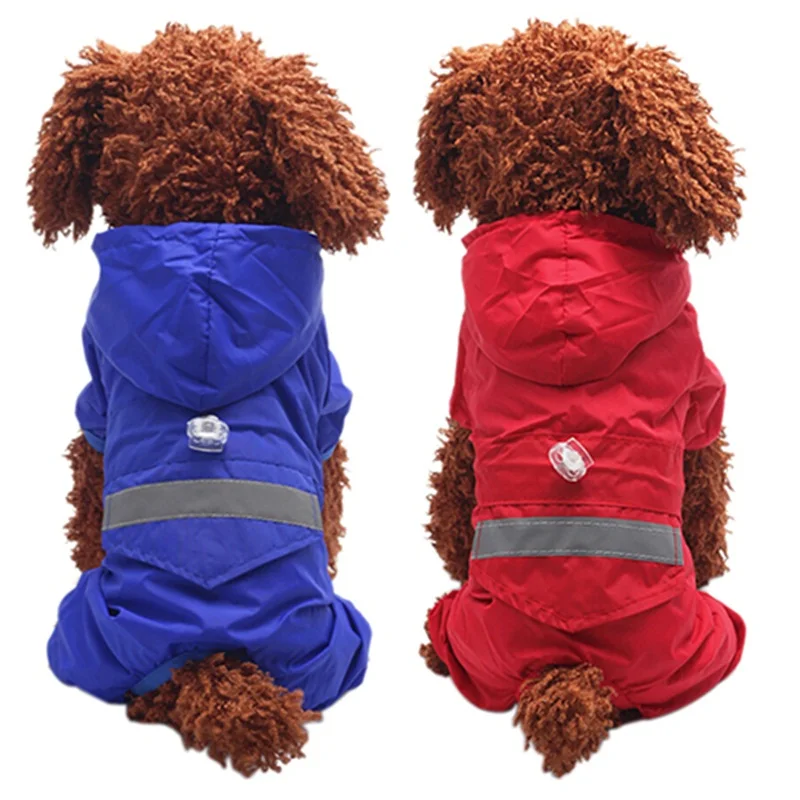 

2016 Hot item! Waterproof Hoody Dog Apparel Acrylon Raincoat Jacket Pet Cat Puppy Costume