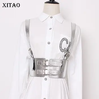 

XITAO Tassel Bandage Cummerbunds Women Rhinestone Waist Wild Joker Korea Fashion New Elegant Concave Shape Wild Joker WLD1598