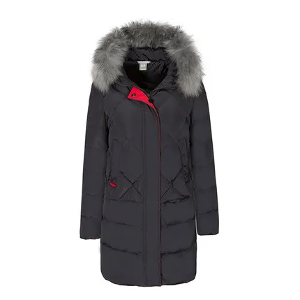 Women Winter Jacket White Duck Down Coats Hooded Fur Collar Parka Women Coat And Jacket Long Loose Clothes Female 2018 AS04 (17)