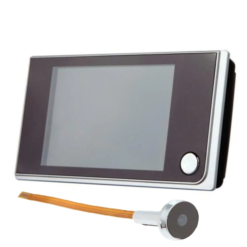 

120 Degree Electronic Peephole Doorbell 3.5inch Digital Color Doorbell LCD Screen Camera Door Viewer Mini Outdoor Door Bell