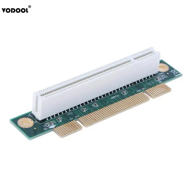 Special Price VODOOL 32Bit Desktop PC PCI-E PCI Express 90 Degree Right Angle Riser Extension Card Adapter For 1U Computer Case Connector Card Special Price VODOOL 32Bit Desktop PC PCI-E PCI Express 90 Degree Right Angle Riser Extension Card Adapter For 1U Computer Case Connector Card