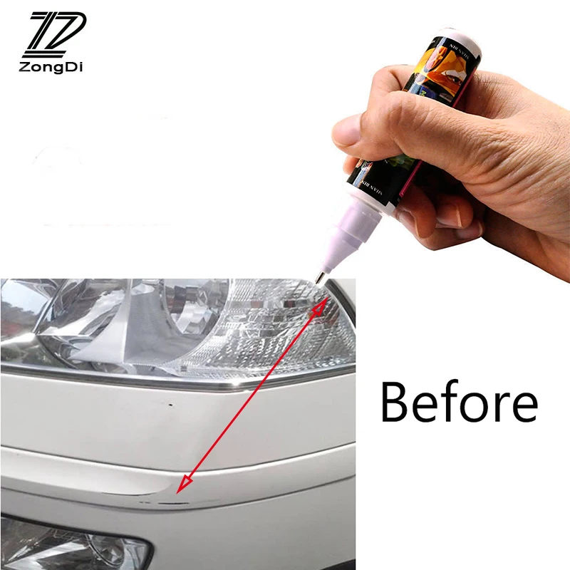 

ZD 1Pcs Car-styling For VW Passat B5 B6 Polo Golf 4 5 Chevrolet Cruze Lada Granta RAM Car Paint Scratches Repair Pen Tools Cover