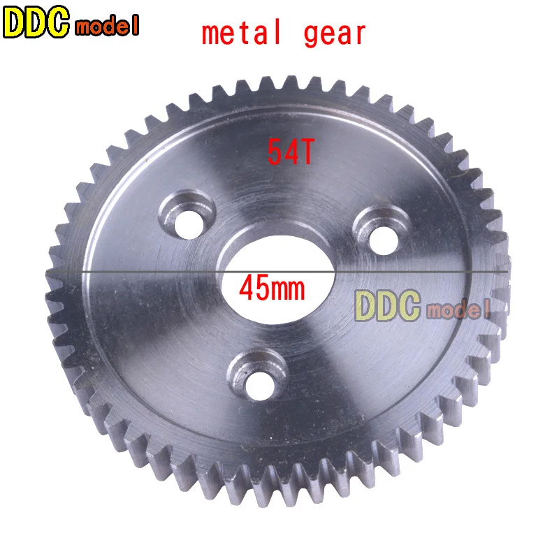 REMO HOBBY 1025 1025A  1022 8032 HQ727 slash 1/10 Short Course Truck RC Car Upgrade parts metal big gear