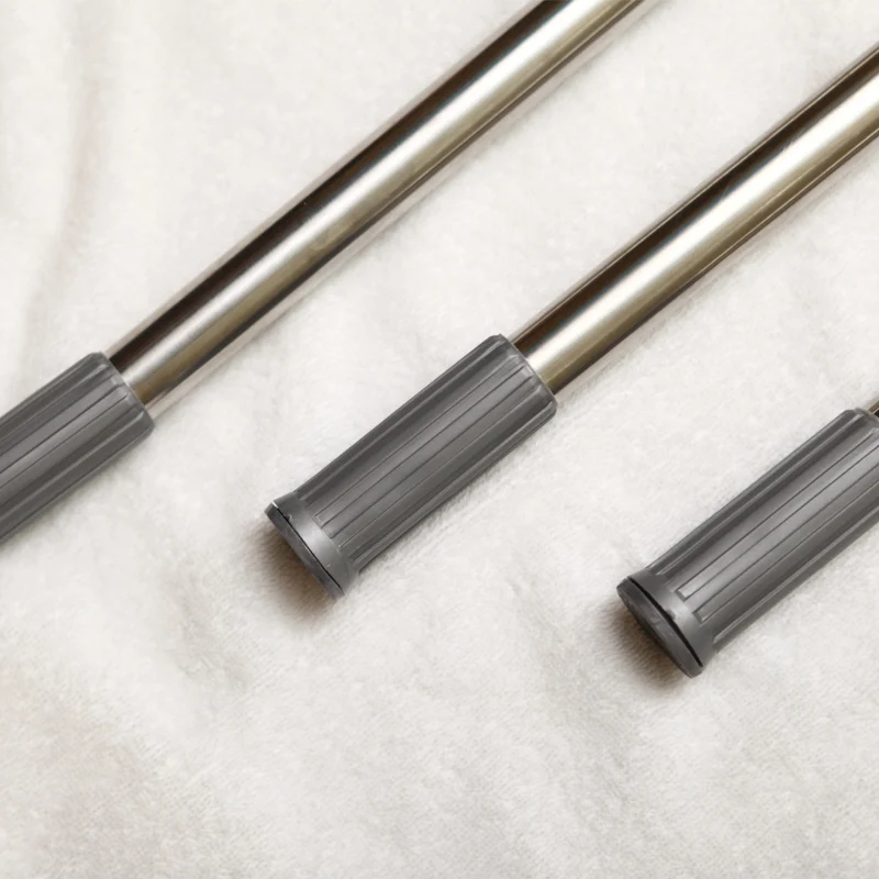 Retractable stainless steel bathroom shower curtain rod curtain rod