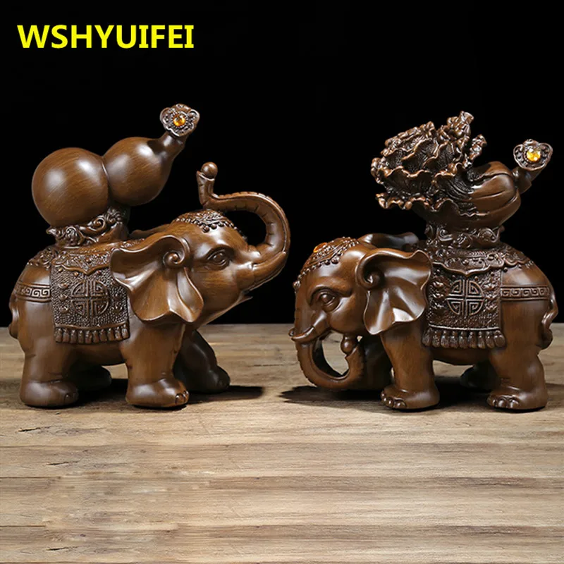

desk decoration home decor home accessories Elephant ornaments lucky Feng Shui like a pair of home accessories living room