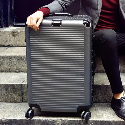 Алюминиевая рама+ PC чемодан на колесиках, Дорожный чемодан с колесом, мужской чемодан на колесиках, Женская многоколесная переноска, 2" 24" 2" 29" коробка