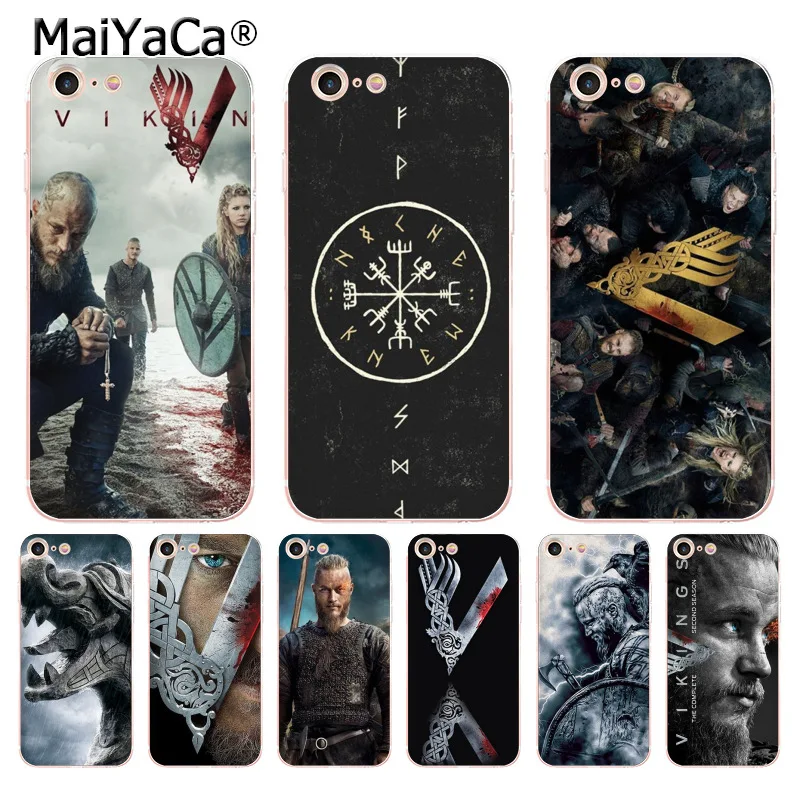 Роскошный Гибридный чехол для телефона MaiYaCa Vikings iPhone 8 7 6 6S Plus X 10 5 5S SE 11pro|Бамперы| |
