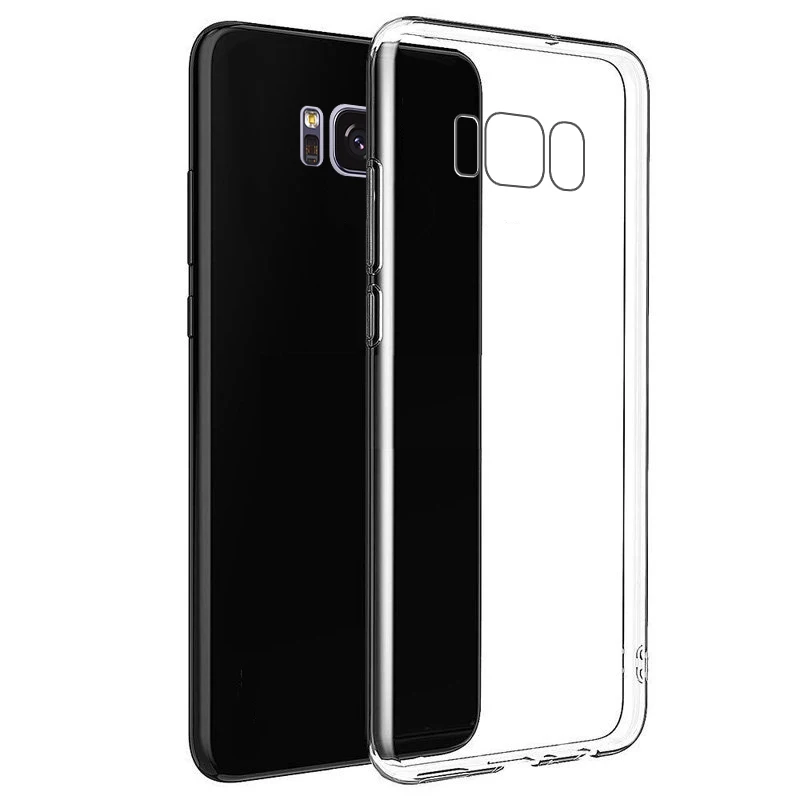 Мягкий пластиковый прозрачный Простой Модный защитный чехол для Samsung Galaxy
