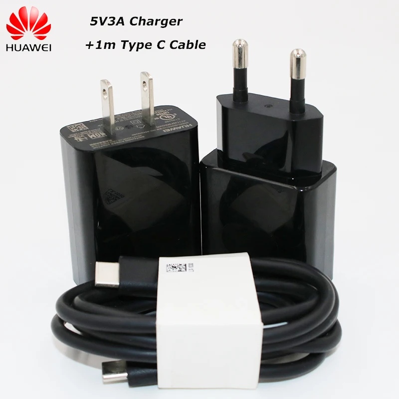 

Original HUAWEI Fast Charger 5V3A adapter double USB 3A type C cable PD quick Charging for Google Nexus 6P 5X Pixel XL Pixel 2XL